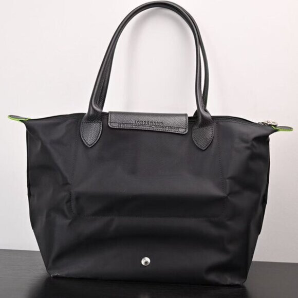 Longchamp Women's Eco-Friendly Black Tote Bag - Picture 3 of 6